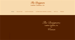 Desktop Screenshot of designerleatherclothes.com